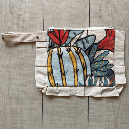 Estuche Añañuca Diseño Cactus Blanco Vuelos