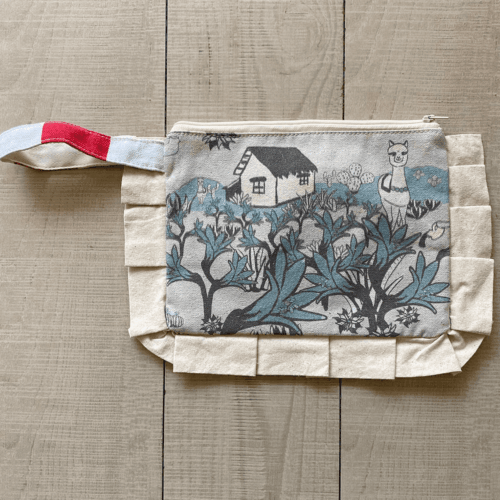 Estuche Añañuca Diseño Casita Celeste Vuelos