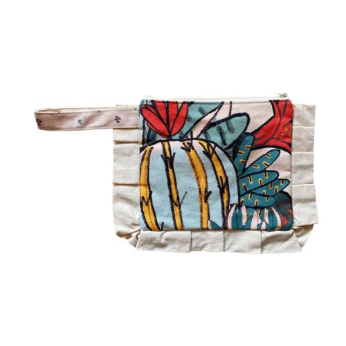 Estuche Añañuca Diseño Cactus Blanco Vuelos